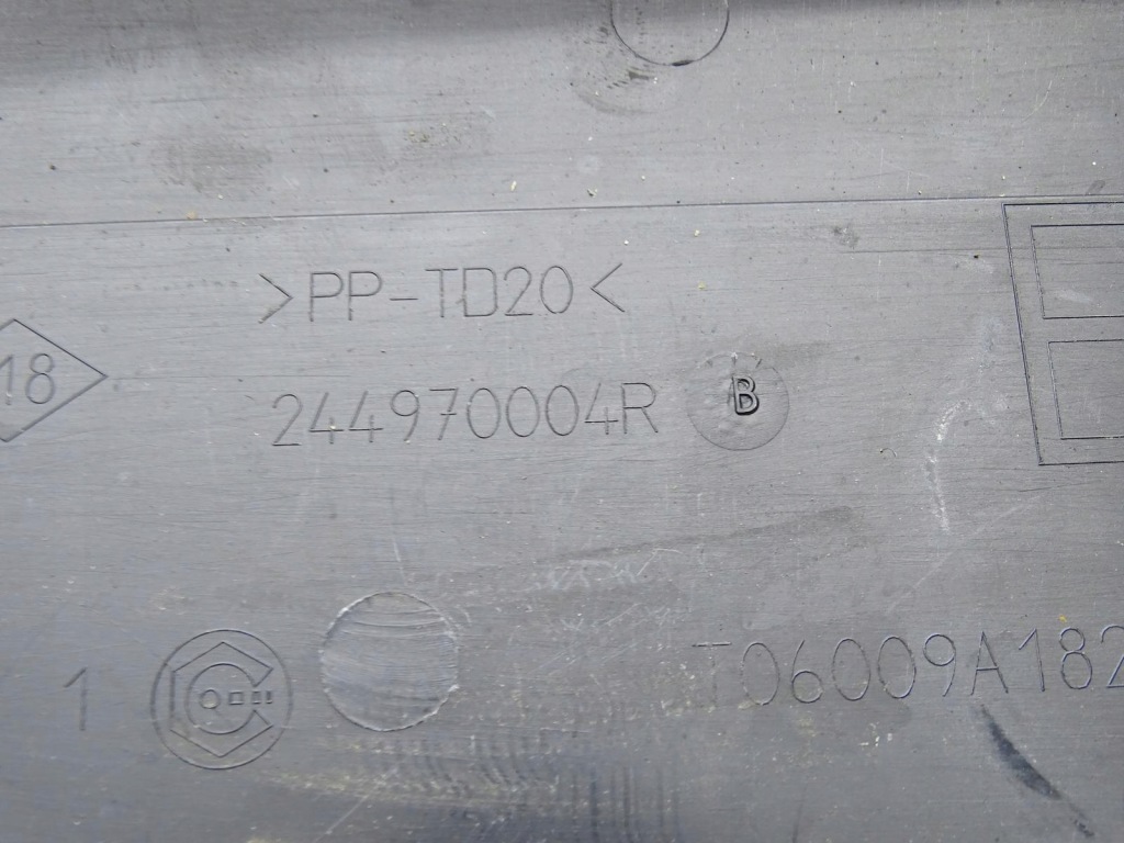 фото №11, Основание корпус аккумулятор 244970004r 1.6 cdti opel vivaro b trafic iii