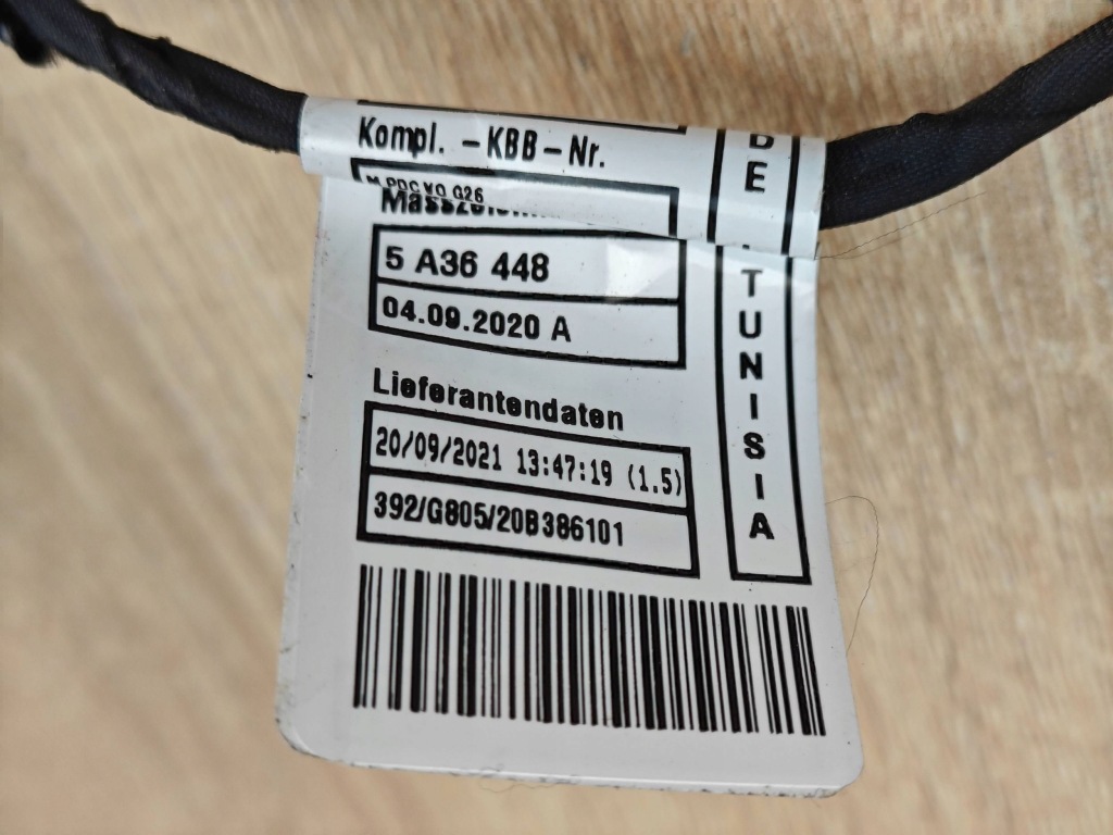 Org жгут электропроводка бампера pdc перед bmw g26 5a36449 5a36448 34km с Разборки