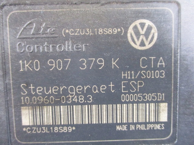 фото №9, Audi a3 8p блок керування насос abs 1k0614517h 10.0206-0106.4