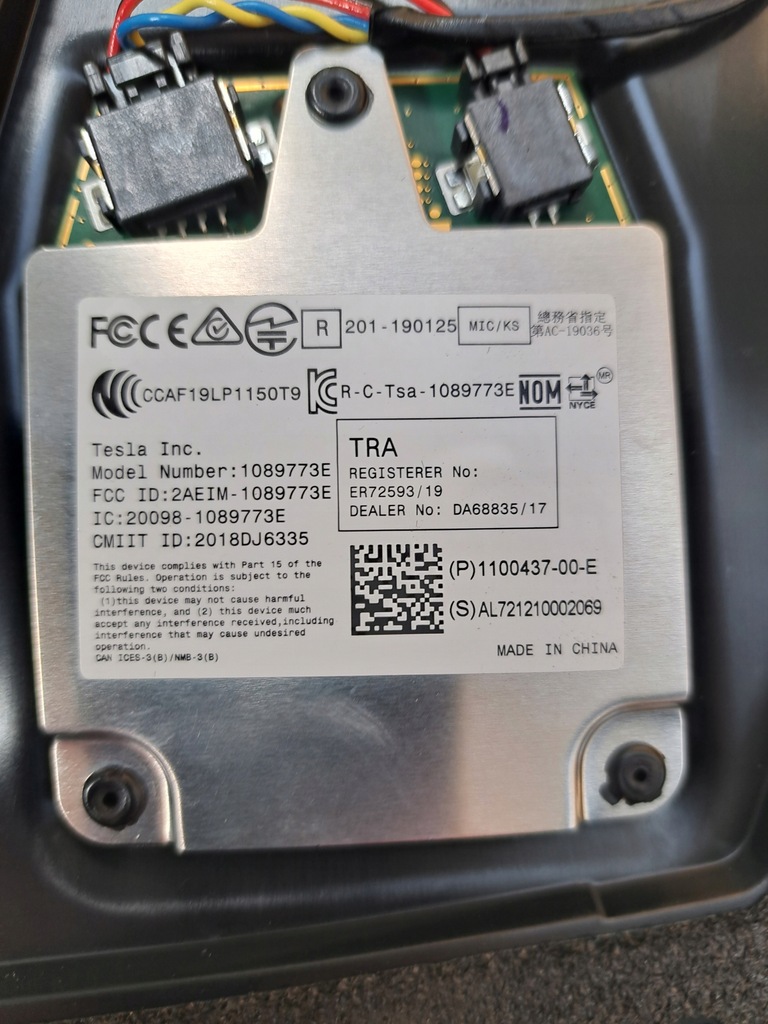 фото №10, Захист стійка камера зчитувач tesla 3 права ліва