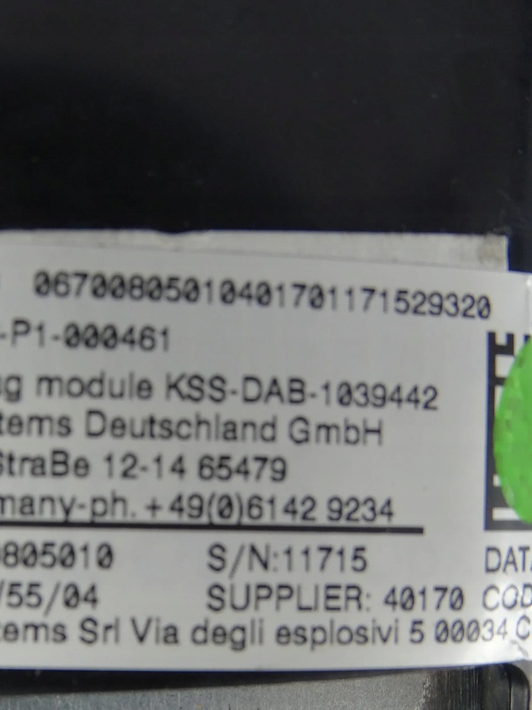 фото №8, Air bag водія + повітропровід maserati ghibli levante nieregenerowana