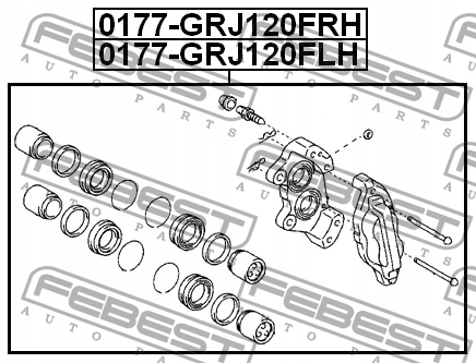 фото №3, Супорт гальмівний лівий перед toyota 4 runner 4.0 4.7