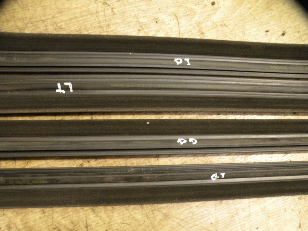 фото №7, Volvo s80 98-03 молдинг ущільнювач двері комплект