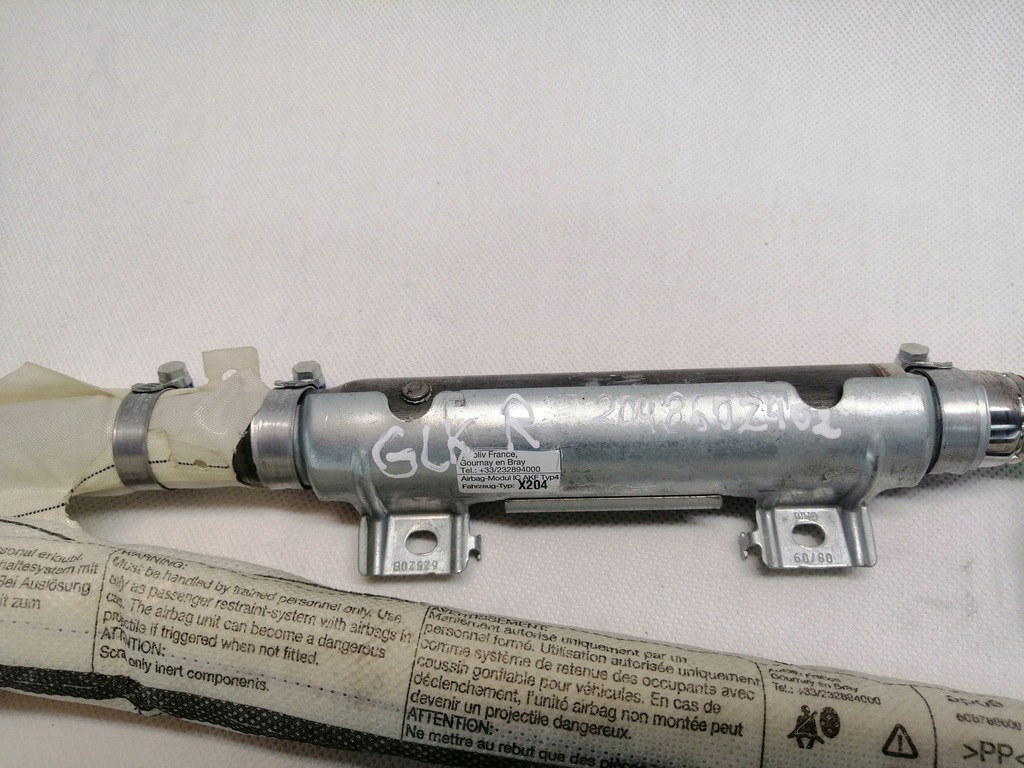 фото №5, Mercedes glk x204 шторка безпеки подушка безпеки права подушка