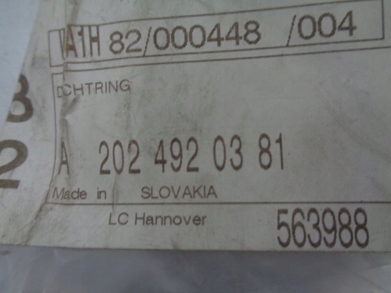 фото №3, Прокладка трубы выпускной w124 оригинальный номер mercedes a2024920381