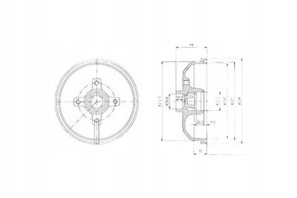 фото №2, Delphi гальмівні барабани гальмівні задня opel corsa a, corsa a t