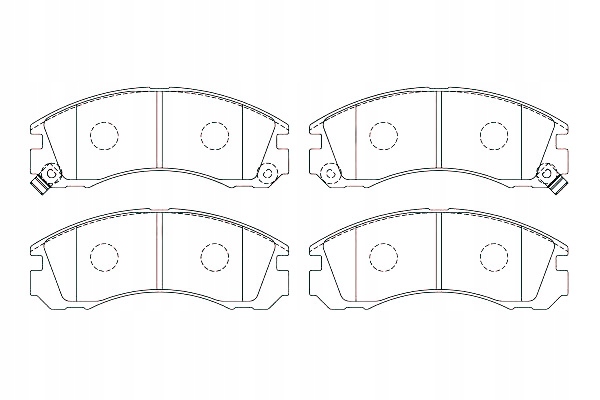фото №2, Breck 21363 00 701 10 набір гальмівних колодок гальмівних, гальма дискові