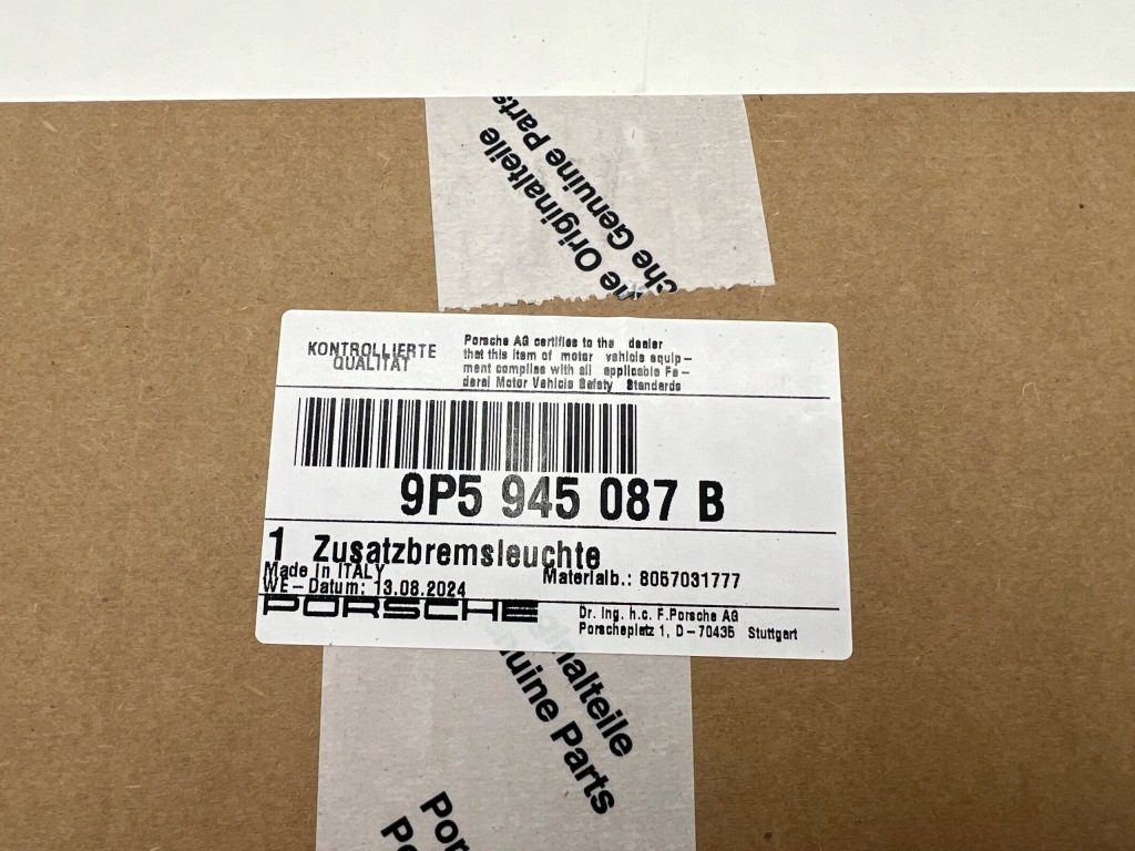 фото №13, Nowa лампа задняя задняя свет стоп porsche carrera 911 992 ece europa 2019-