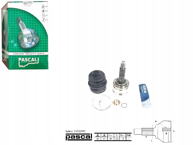 фото №1, Шарнір привідний зовнішній suzuki alto swift ii 1