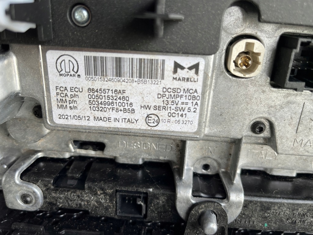 фото №5, Jeep compass ii lift радіо панель navi монітор 21r