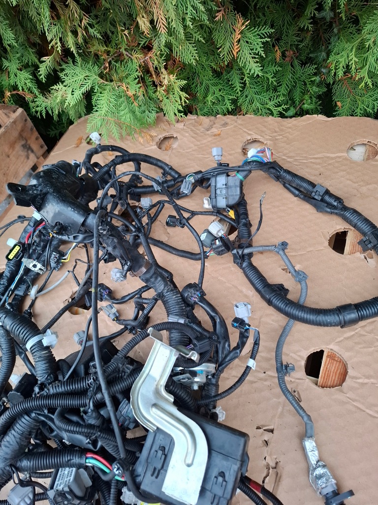 фото №6, Mitsubishi outlander iii 3 lift 15- phev гибрид электропроводка жгут коробка