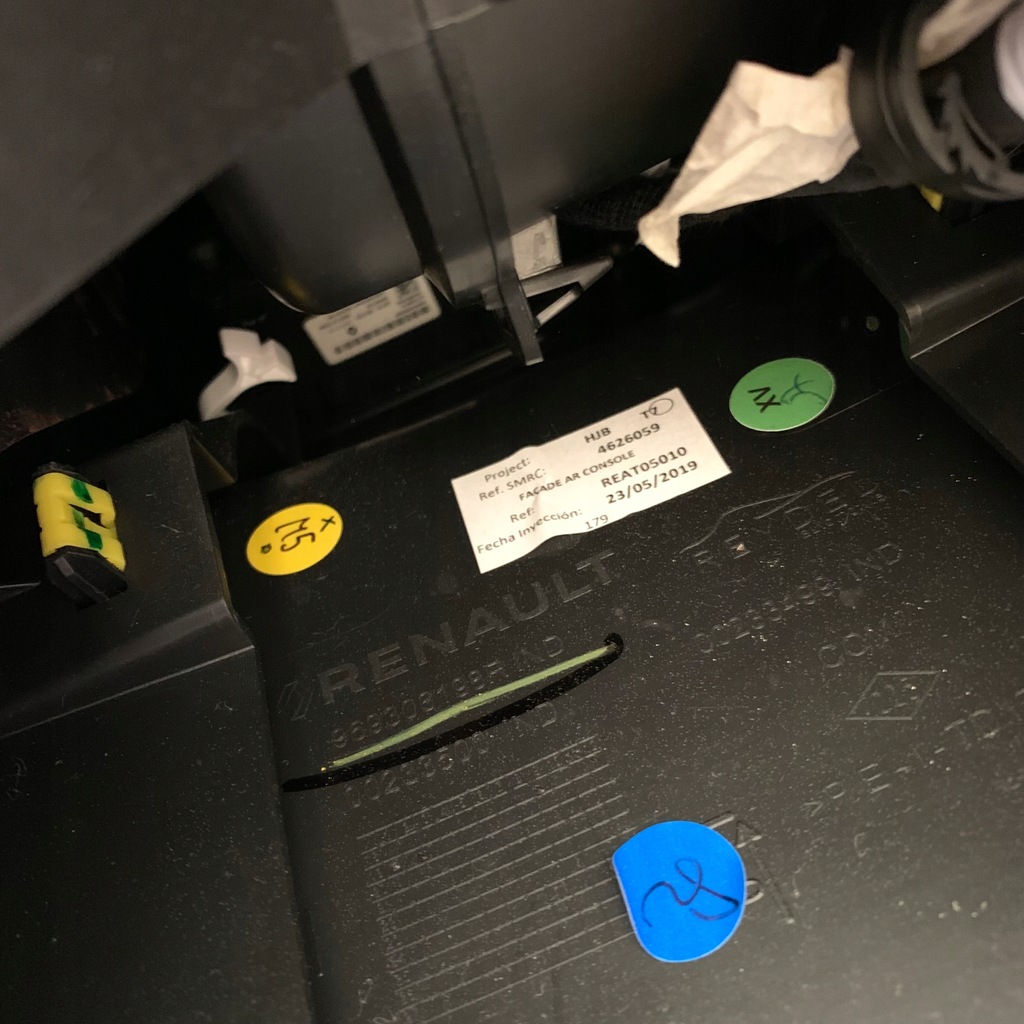 фото №6, Renault captur ii підлокітник тунель середній бардачок чашки usb 969308198r