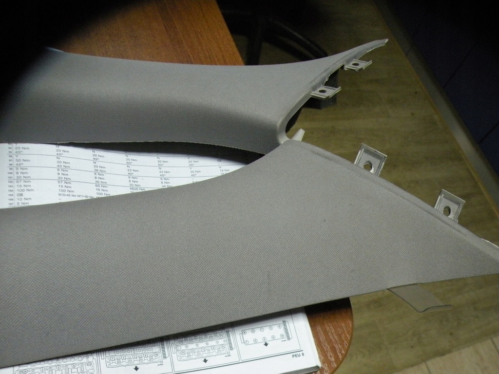 фото №4, Volvo s40 ii v50 молдинг обшивка стойка комплект