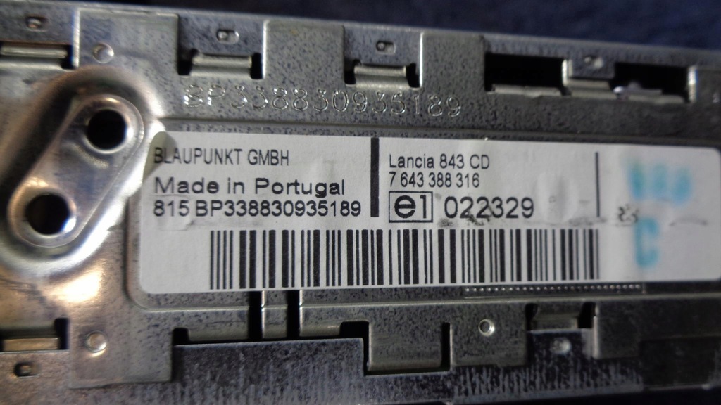 фото №9, Радіопрогравач радіо cd lancia ypsilon 04r.