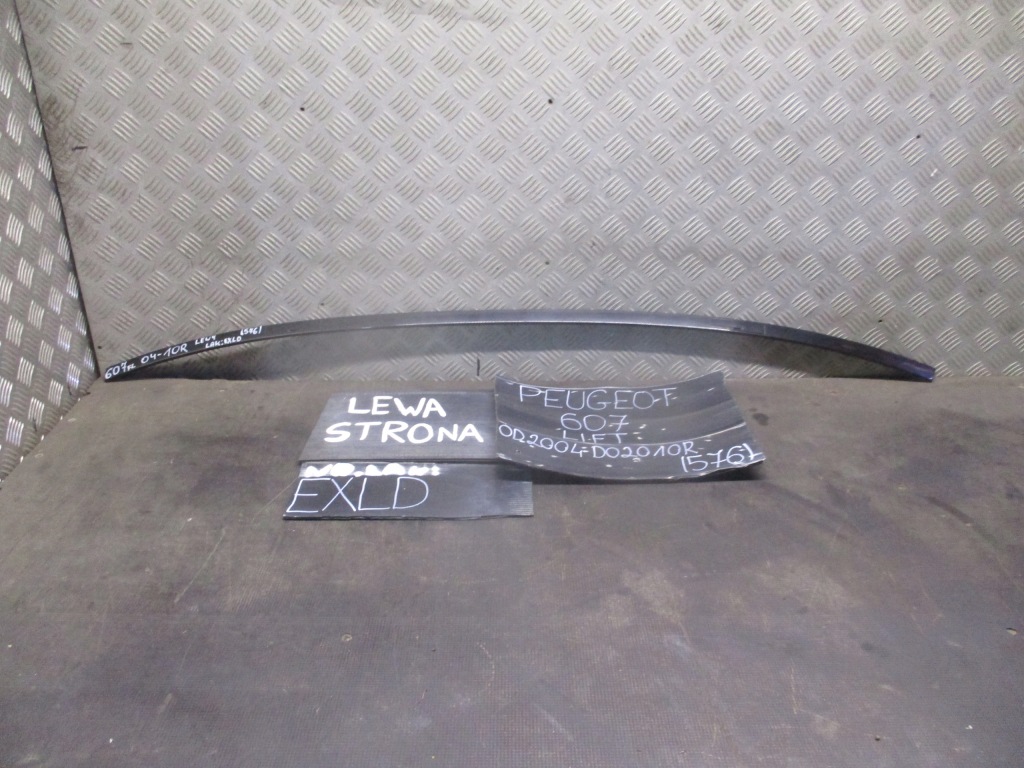 фото №1, Молдинг кровельная левая peugeot 607 lift 04-10r.