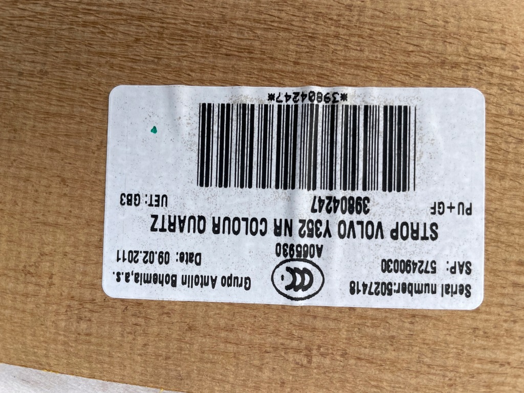 фото №3, Стеля volvo v60 11r