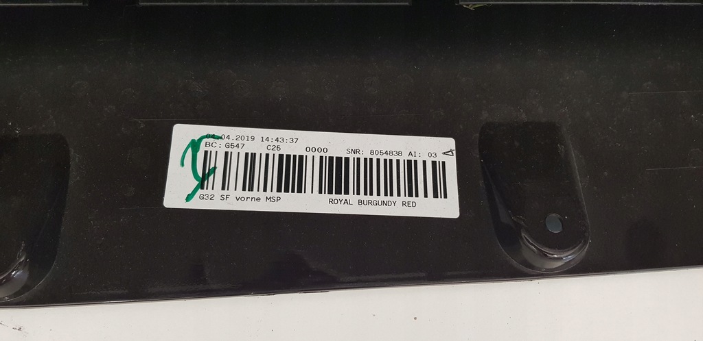 фото №8, Бампер передний перед bmw 6 gt g32 6x pdc c25 m-pakiet 73