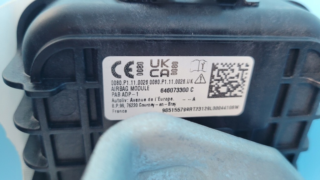 фото №8, Renault zoe ii 2023 подушка воздушная подушка безопасности 985155799r