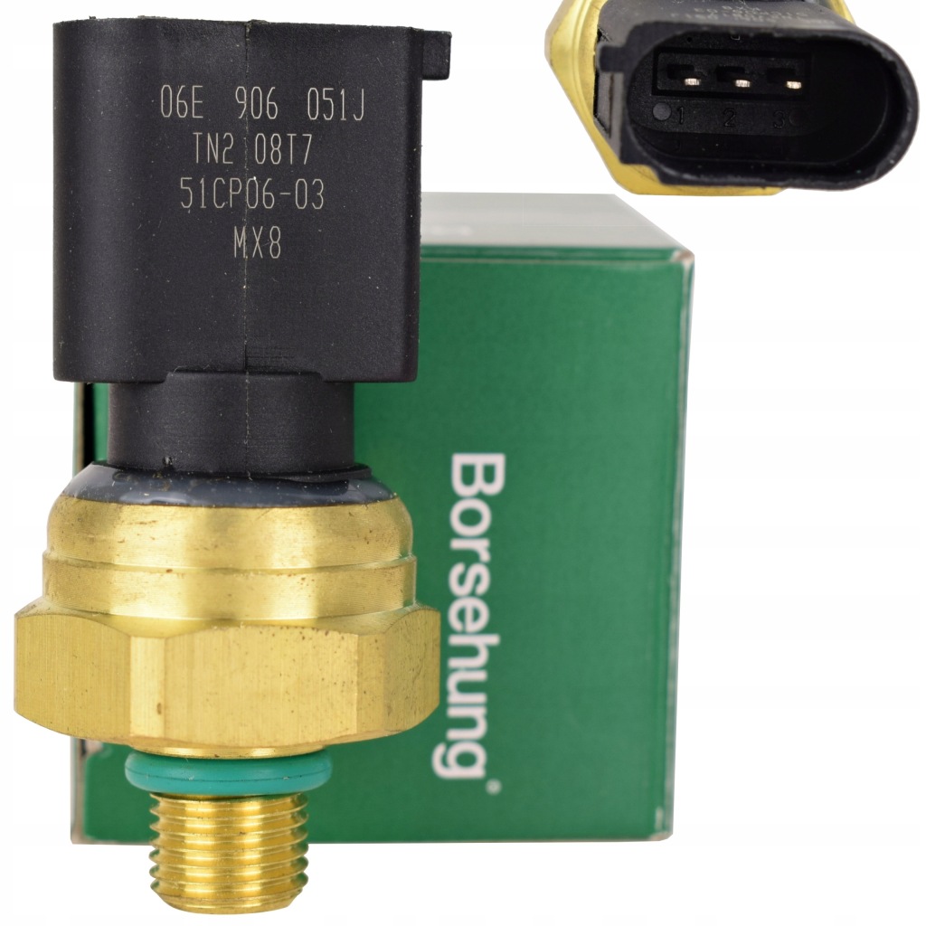 Датчик давления топливной  оригинал  audi vw 06e906051k b18537 Недорого