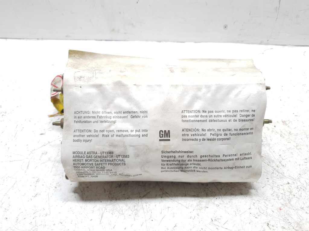 фото №1, Подушка air bag пасажира opel astra i f