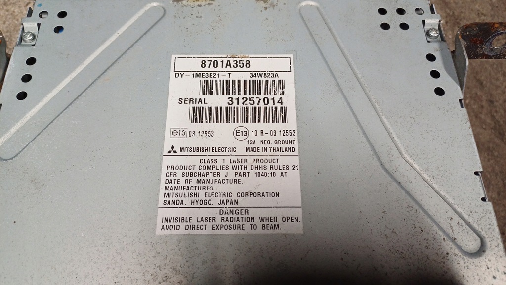 фото №2, Mitsubishi space star ii радио cd 8701a358