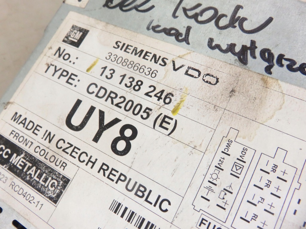 фото №6, Радио opel vectra c 13138246 13154972