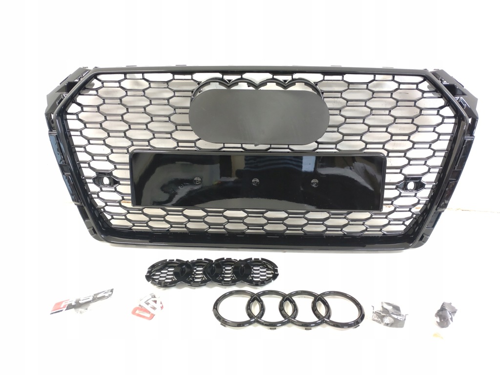 фото №8, Rs4 решётка радиатора бампера решётка радиатора радиатора audi a4 b9 2015-19 s-line с pdc решётка радиатора