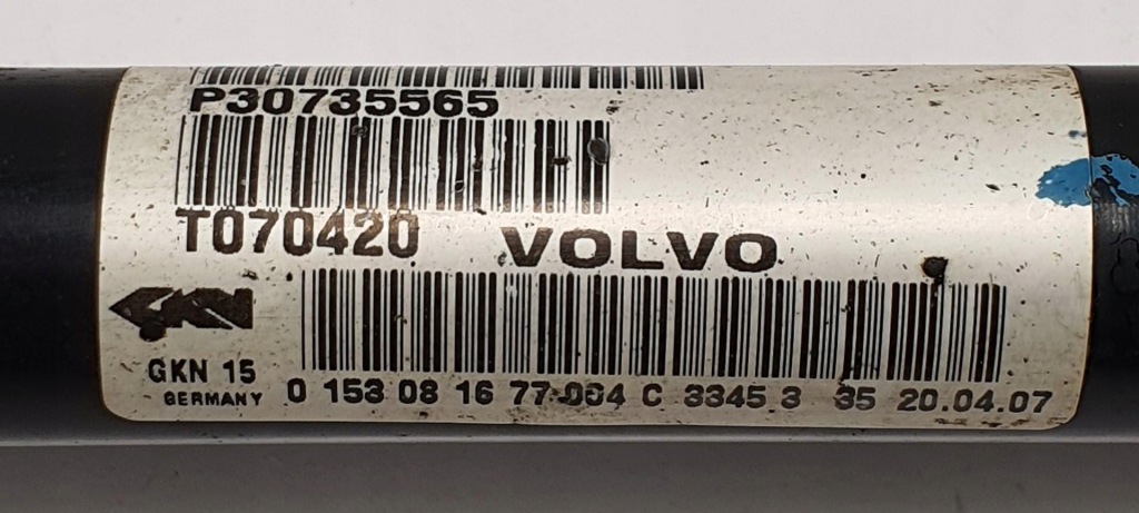 Приводной вал левая левая задний awd volvo xc90 2.4 p30735565 Оригинал