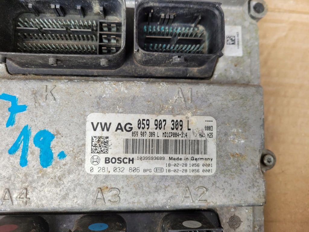 фото №7, Бортовой компьютер блок управления двигателя audi a7 4k 059907309l