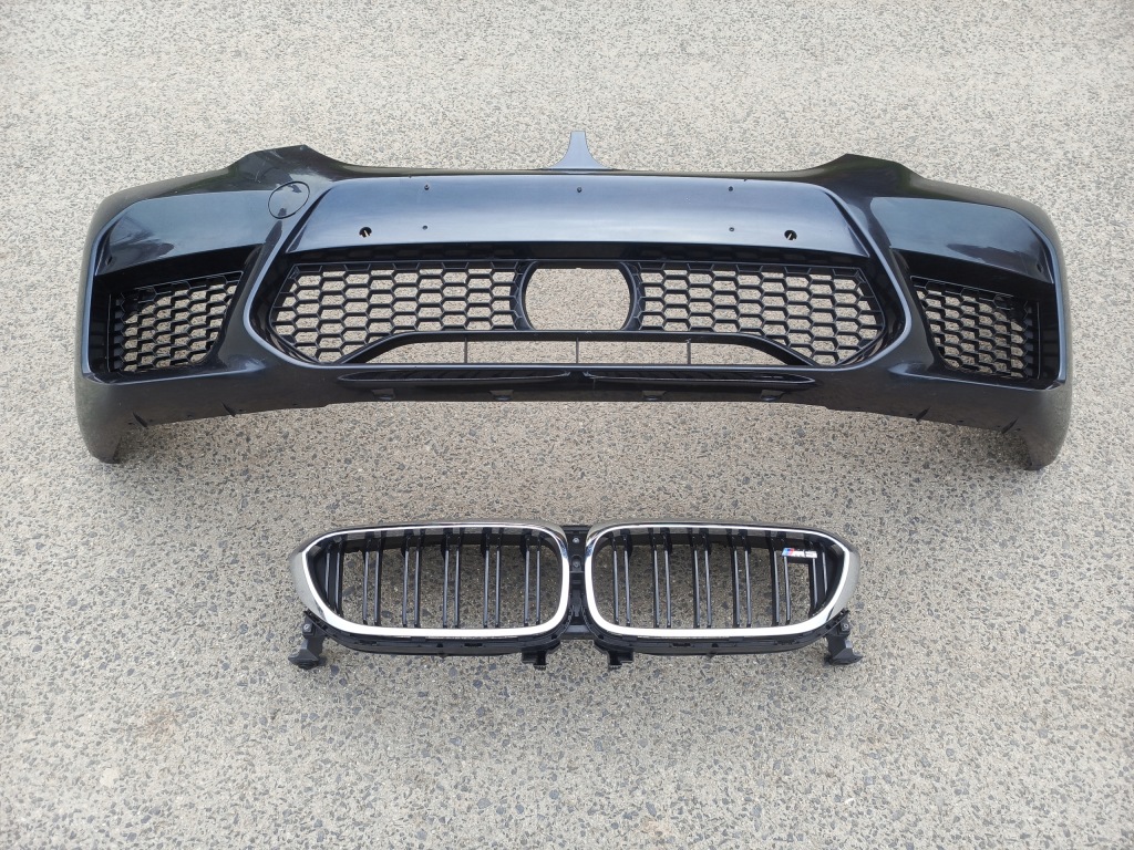 Купить Нос защита впуск воздуха решетка решётки радиатора bmw 5 g30 g31 m5 f90 151137349586