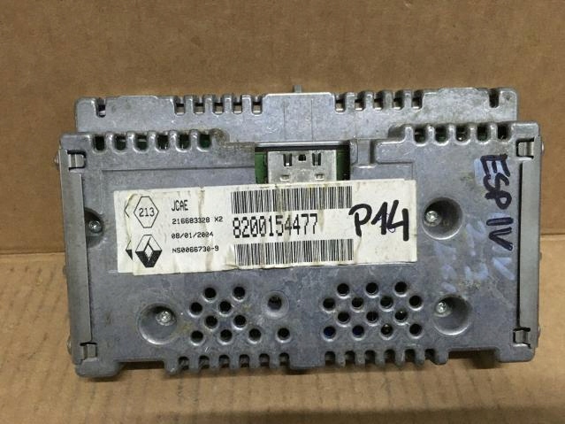 фото №4, Дисплей экран renault espace iv 8200154477 eu