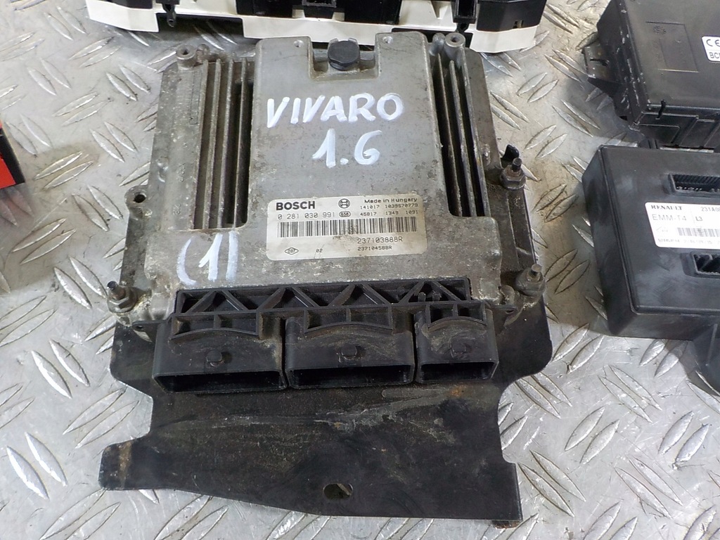 фото №5, Opel vivaro 1.6 15- бортовой компьютер блок управления двигателя 237103888r