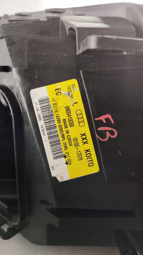 фото №10, Audi q5 8r ксенон некорректируемый левый правый фара лампа левая правая