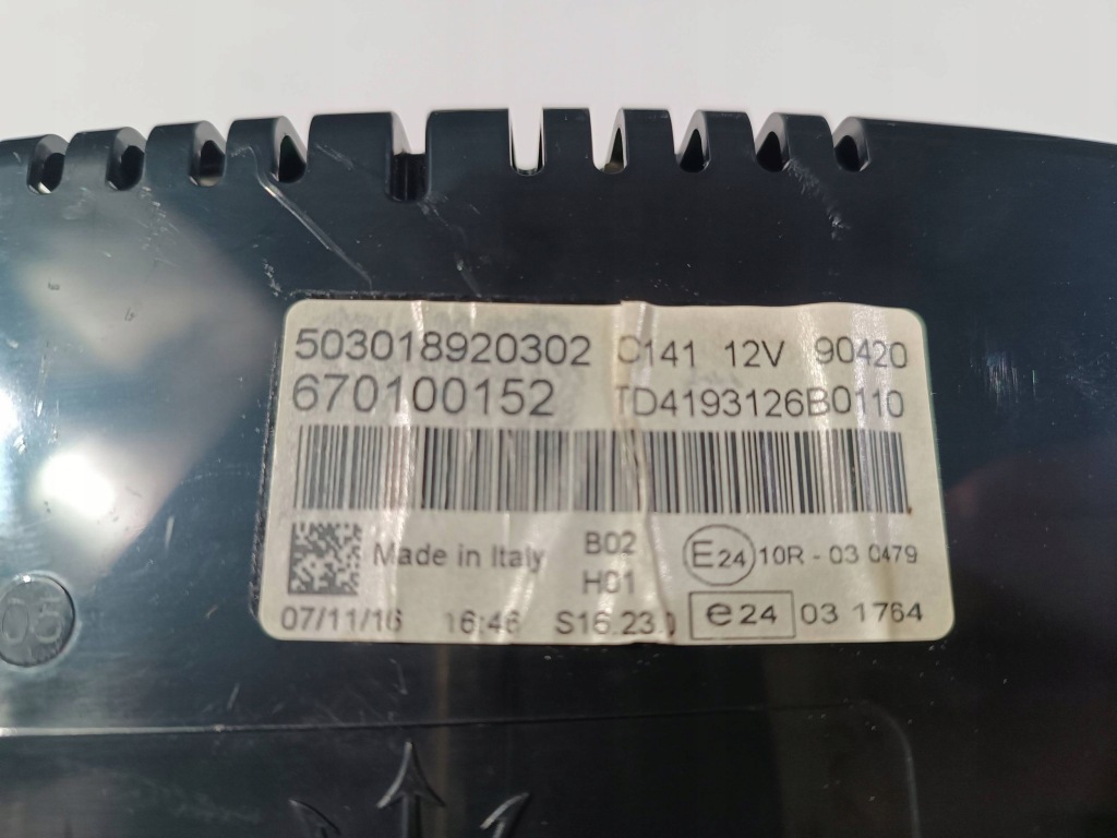 Купити Панель спідометр індикатор приборів maserati ghibli sq4 3.0 2013-