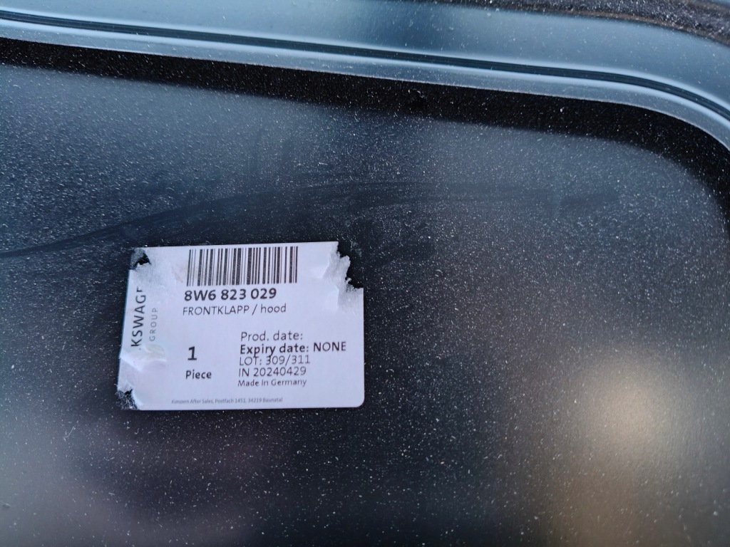 Новая капот крышка двигателя audi a5 8w6 16- nr 44957 Киев