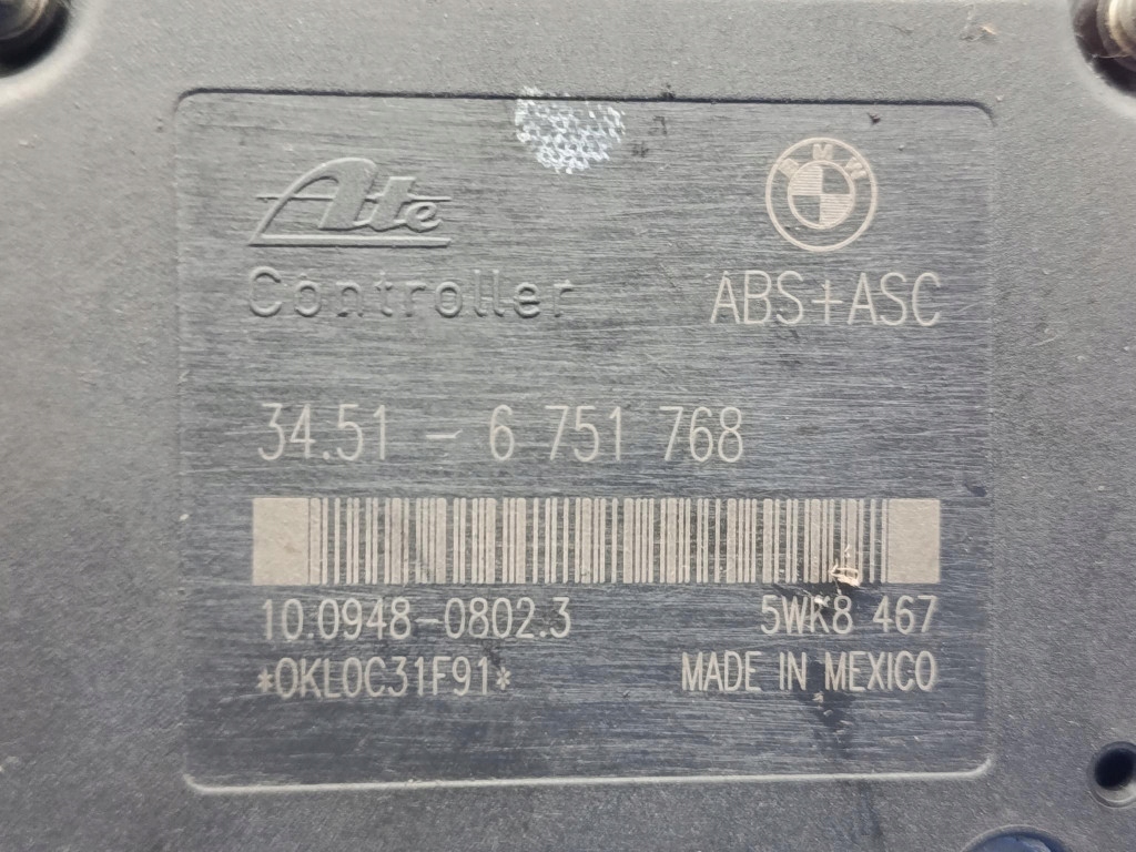 Bmw 3 e46 2.0d насос abs 34.51-6751767 ate 10.0204-0254.4 в Україні