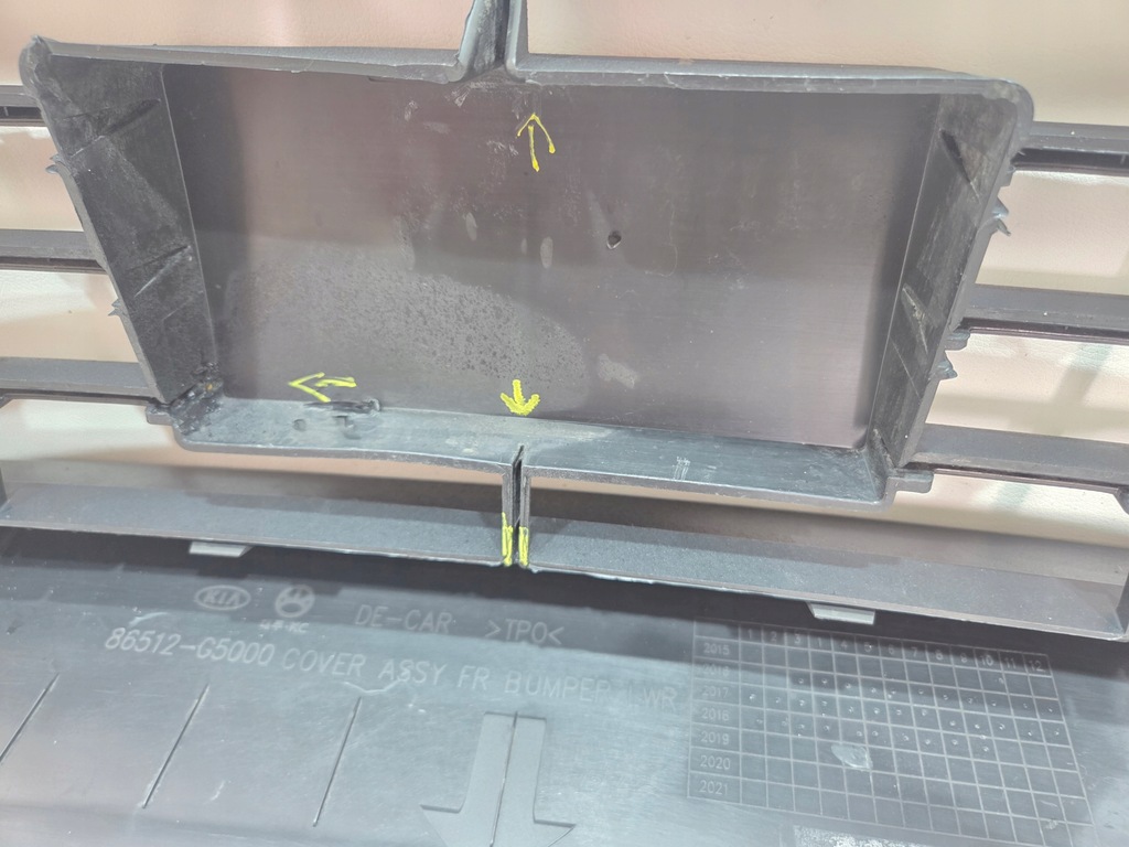 фото №14, Бампер передній kia niro i e niro phev 16- перед спойлер dół решітка