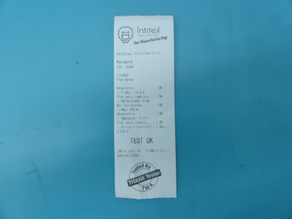 фото №5, Test стартер fiat marea 1.4 b