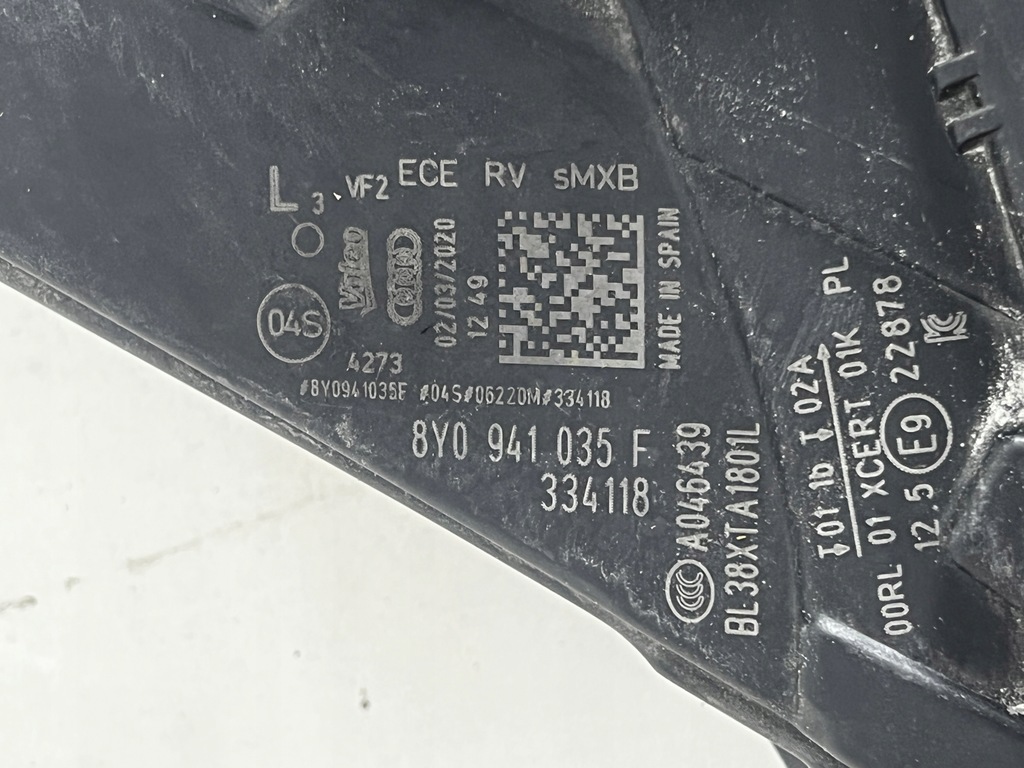 фото №10, Лампы передние лампы перед лампа audi a3 s3 8y 8y0941035f 8y0941036f