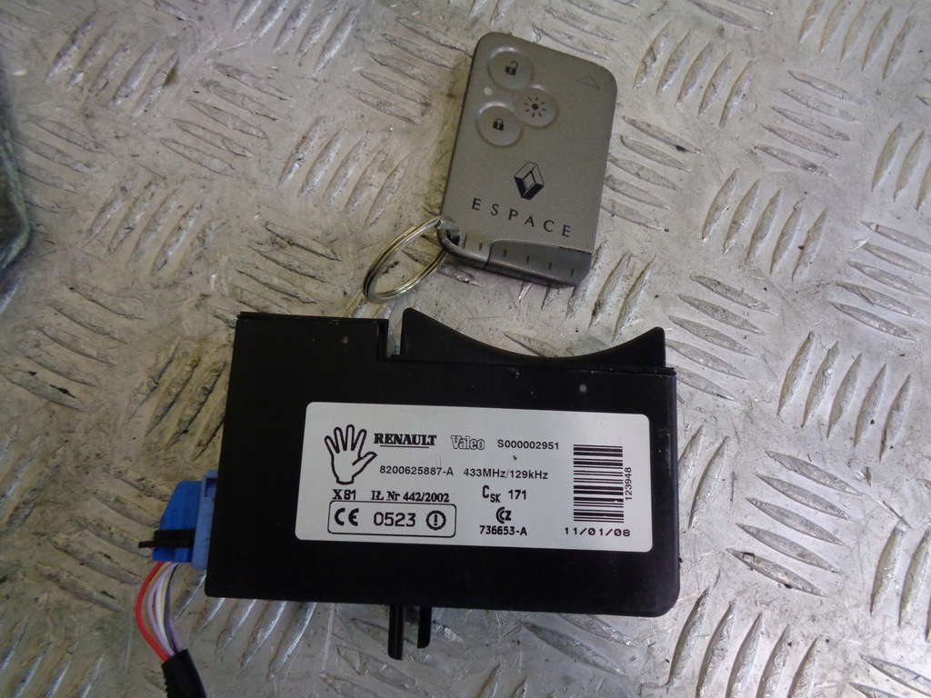 фото №7, Бортовой компьютер набор стартовый иммобилайзер renault espace iv lift 2.0 t 8200444586