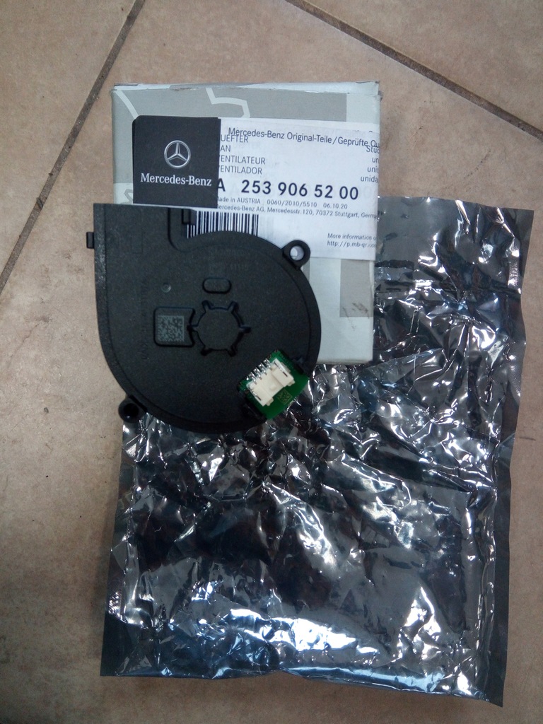 фото №1, Вентилятор лампи full led mercedes 2539065200