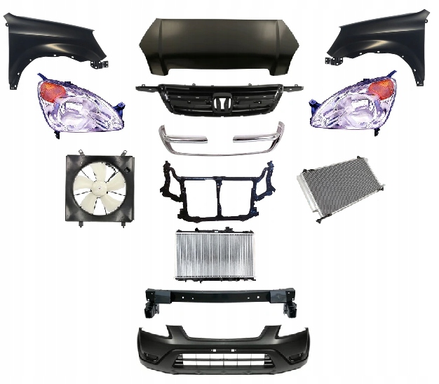 фото №1, Honda crv c-rv rd 2002-2006 kompletny перед