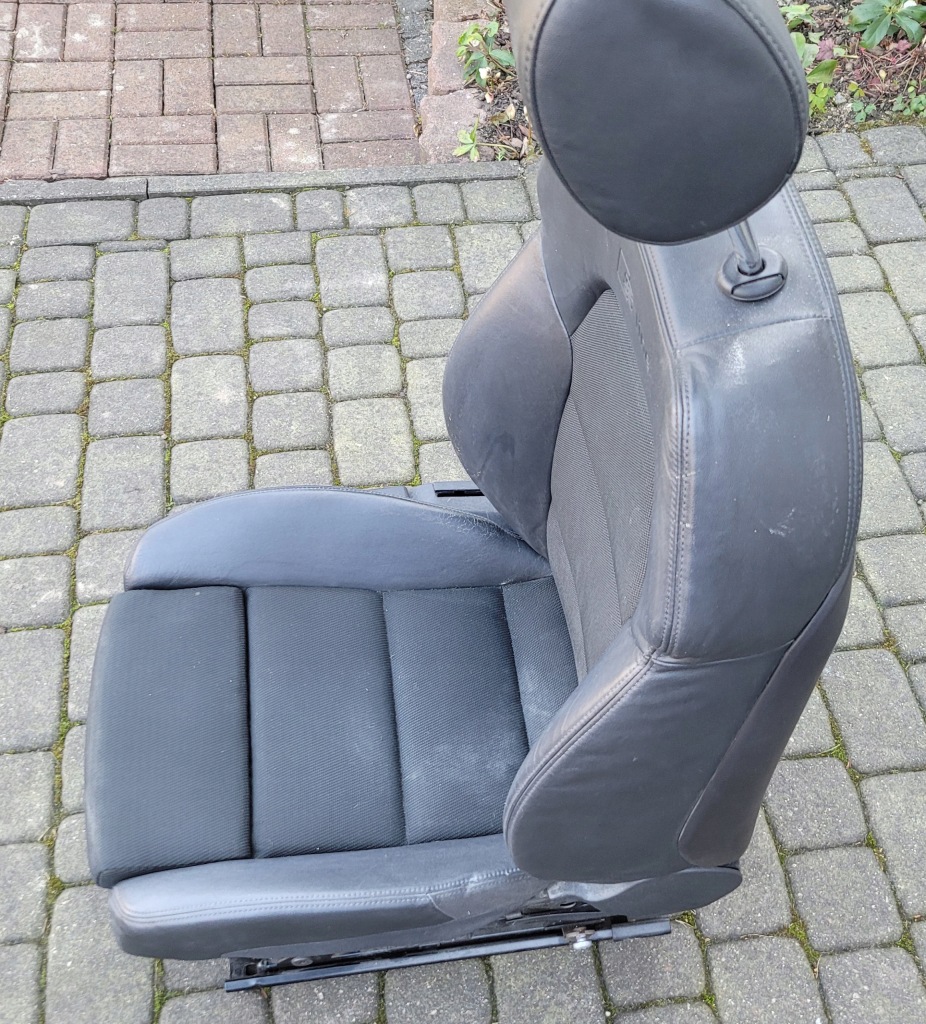 Audi a6 c6 s-line сиденье правый  электрический подогреваемый kubełkowy чёрный Недорого