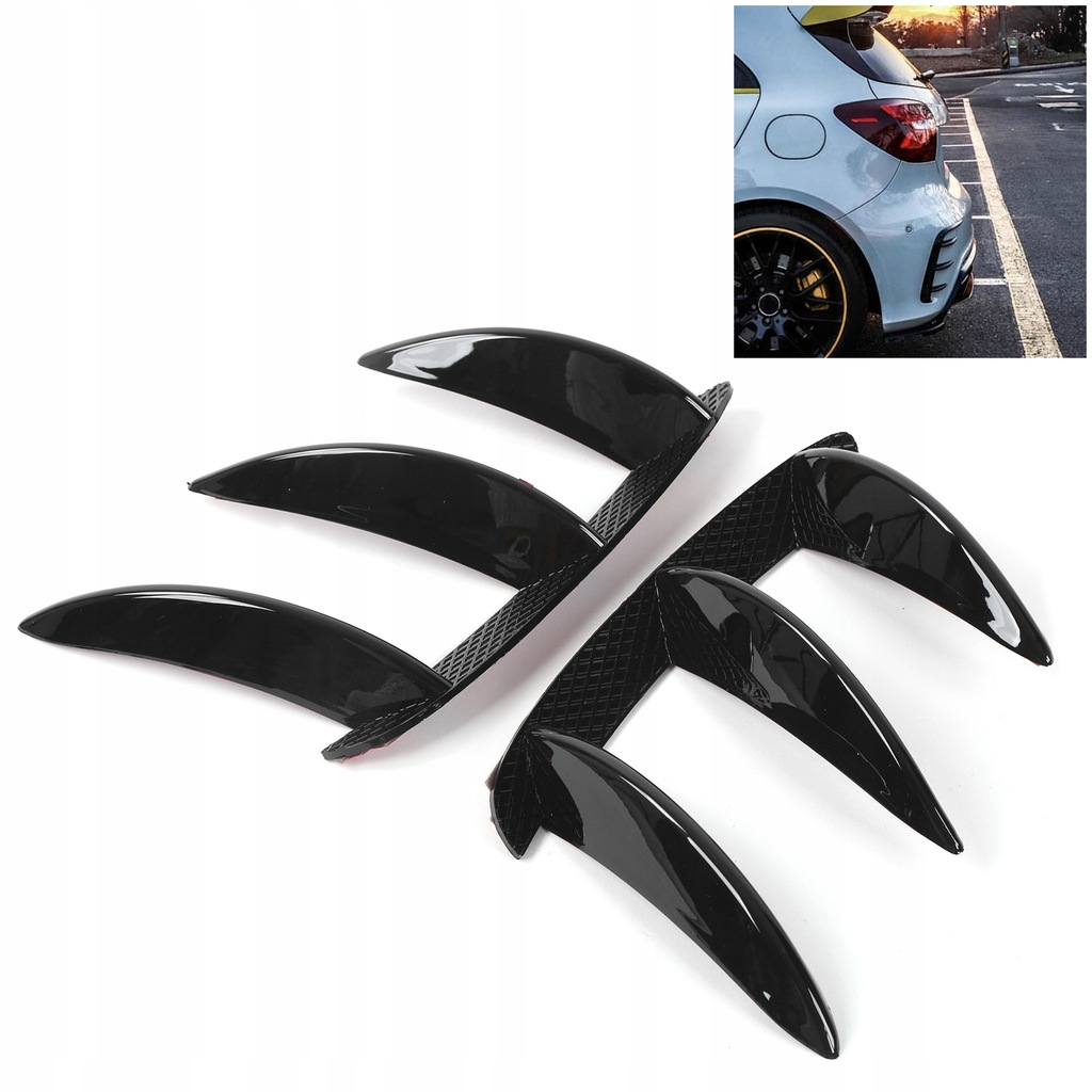 фото №6, 2 szt. заміна заднього бампера канард спліттер