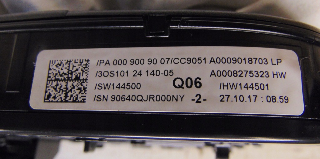 фото №15, Лампа стельовий czarna mercedes c klasa w205 europa