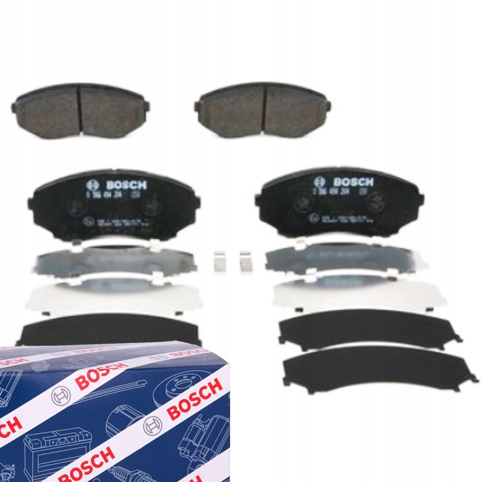 фото №1, Bosch 986 494 204 набір гальмівних колодок гальмівних, гальма дискові