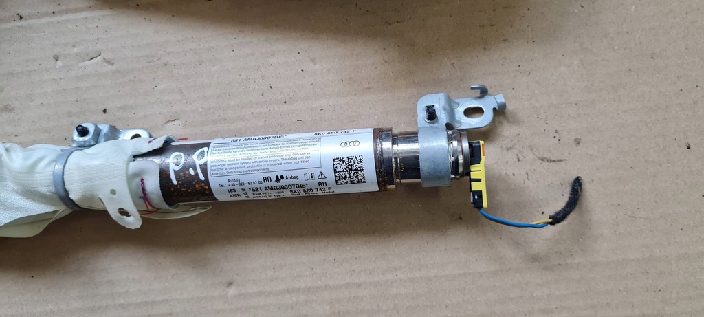 фото №6, A4 b8 lift s4 шторка безопасности воздушная air bag правая 8k0880742f