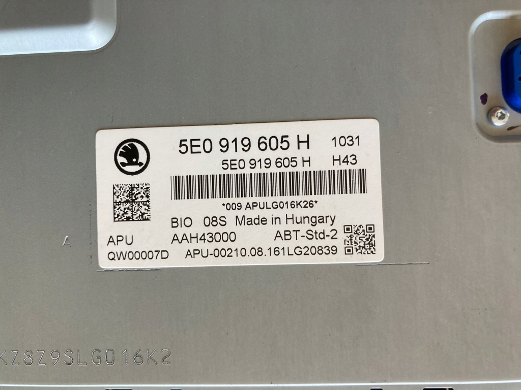 фото №7, Зчитувач дисплей skoda octavia iii 5q0035840b