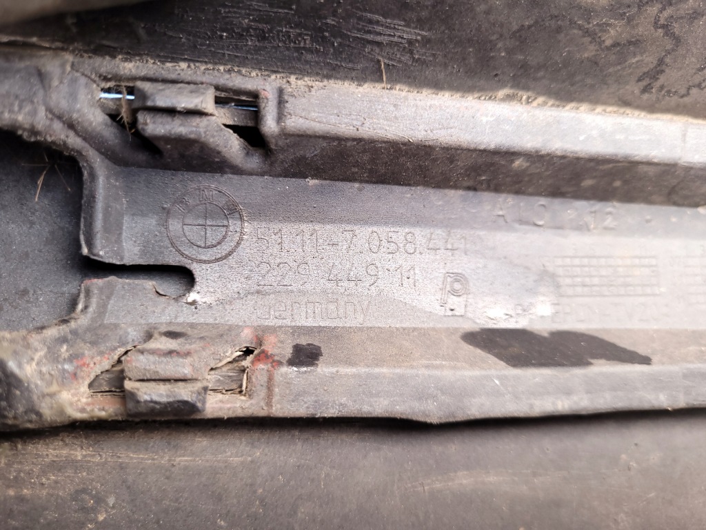 Bmw 1 e81 e81 | бампер перед передній протитуманні фари ґрати 51117058441 | 0518 Зі Шроту