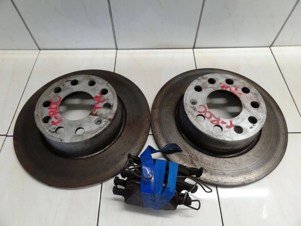 фото №1, Vw t-roc 2021 1.5 tsi гальмівні диски гальмівні задня задні комплект